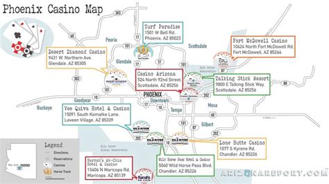 map of phoenix casinos.